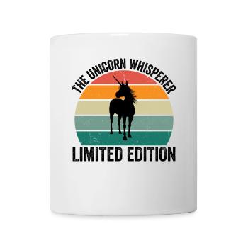 La licorne qui murmure à l’oreille - Mug blanc - blanc - Devant