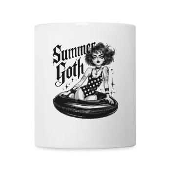 Summer Goth für Gothik Fans - Tasse - Weiß - Vorne