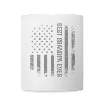 Bester Opa aller Zeiten Vatertag mit US-amerikanischer Flagge - Tasse - Weiß - Vorne