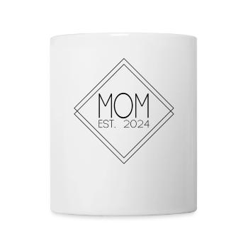 Maman est 2024 - Maman enceinte Maman 2024 - Mug blanc - blanc - Devant