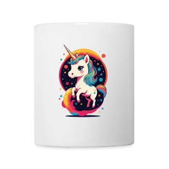 Amoureux de la licorne Drôle Mignon Licorne Design - Mug blanc - blanc - Devant