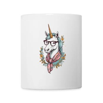Maman Licorne Drôle Fête des Mères - Mug blanc - blanc - Devant
