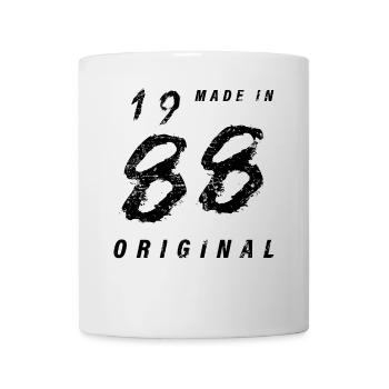 Fabriqué en 1988 Original Anniversaire Grunge en détresse - Mug blanc - blanc - Devant