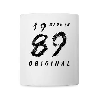 Made In 1989 Original Birthday Grunge Distressed - Mug - white - Front