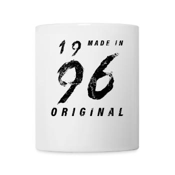 Fabriqué en 1996 Original Anniversaire Grunge en détresse - Mug blanc - blanc - Devant