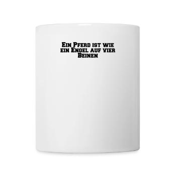 Riding - A horse is like an angel on four - Mug - white - Front