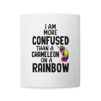 I'm more confused than a chameleon - Mug - white - Front
