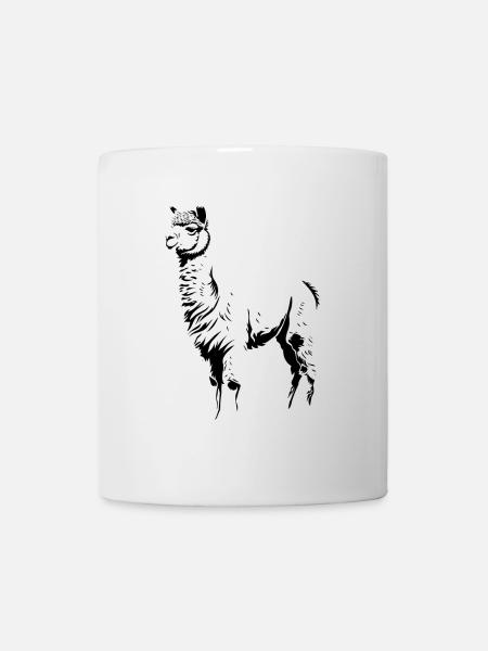 Alpaga Alpagas Alpaga - Mug blanc - blanc