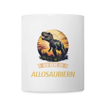 Allosaurier Allosaurus - Tasse - Weiß - Vorne