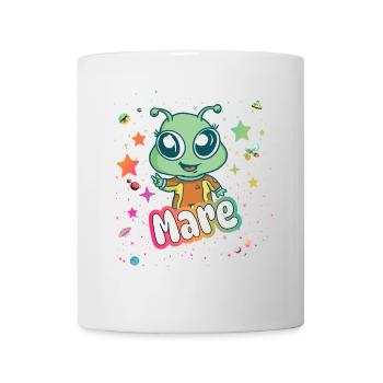 MARE - Beau nom de fille avec extraterrestre mignon - Mug blanc - blanc - Devant