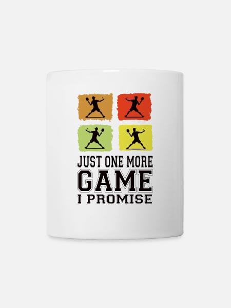 Juste un match de plus que je promets Pickleball - Mug blanc - blanc