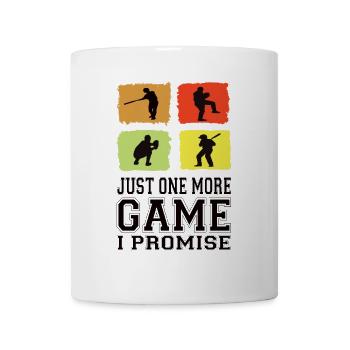 Just One More Game I Promise Baseball Baseball Fan - Mug - white - Front