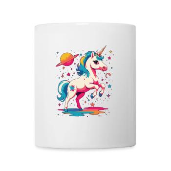 Licorne Fille Drôle Licornes Grand Design - Mug blanc - blanc - Devant