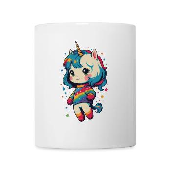 Grand amant de licorne Design Licornes drôles - Mug blanc - blanc - Devant