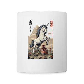 Japan Ukiyo-E Kunst Japanischer Vintage Stil - Tasse - Weiß - Vorne