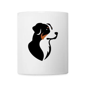Appenzeller Sennenhund - Tasse - Weiß - Vorne