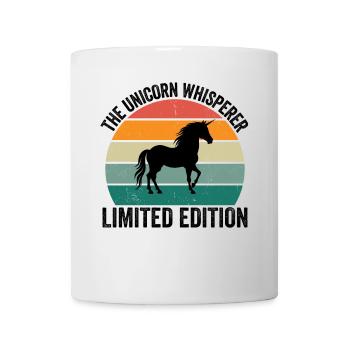 La licorne qui murmure à l’oreille - Mug blanc - blanc - Devant