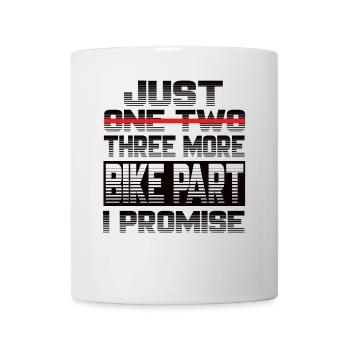 Juste une autre pièce de moto que je promets moto - Mug blanc - blanc - Devant