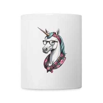Maman Licorne Maman Drôle Maman Fête des Mères - Mug blanc - blanc - Devant
