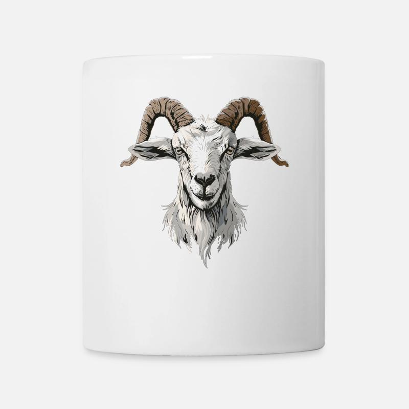 Alpine Goat Bergziegen Bergziege - Tasse - Weiß
