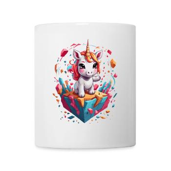 Funny Unicorns Unique Birthday Motif - Mug - white - Front