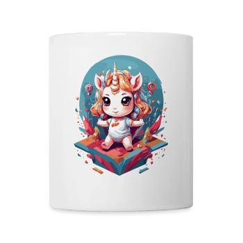 Unique Birthday Cute Unicorn Design - Mug - white - Front