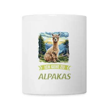Alpaca Alpacas Alpaca - Mug - white - Front