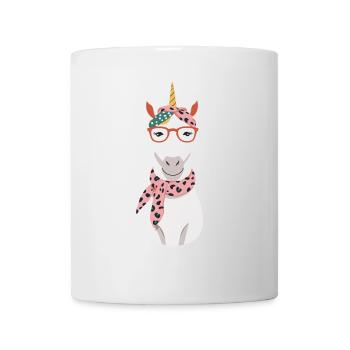 Maman Licorne Maman Drôle Maman Fête des Mères - Mug blanc - blanc - Devant