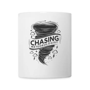 Tornade Twister Chasseur Météorologue - Mug blanc - blanc - Devant
