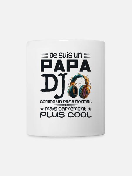 Papa DJ - Cadeau Papa Dj - Mug blanc - blanc