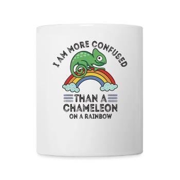 I'm more confused than a chameleon - Mug - white - Front