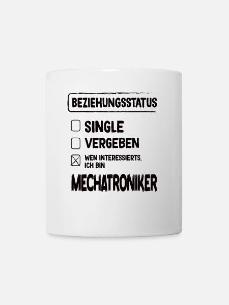 Mechatroniker Beziehungsstatus Mechatroniker - Tasse - Weiß
