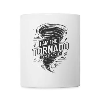 Je suis l’amoureux des ouragans Tornado Twister - Mug blanc - blanc - Devant
