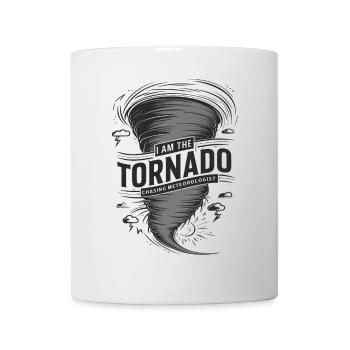 Je suis l’amoureux des ouragans Tornado Twister - Mug blanc - blanc - Devant