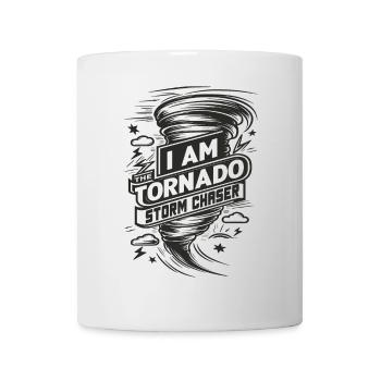 Je suis l’amoureux des ouragans Tornado Twister - Mug blanc - blanc - Devant