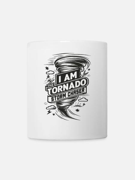 I am the Tornado Twister Hurricane Liebhaber - Tasse - Weiß