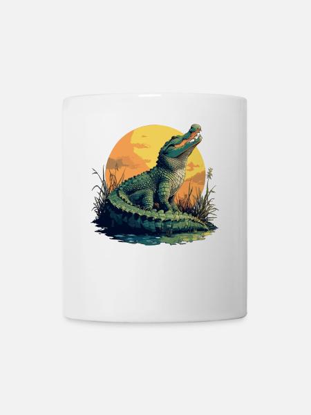 Alligatoren Alligator - Tasse - Weiß