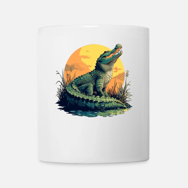 Alligatoren Alligator - Tasse - Weiß