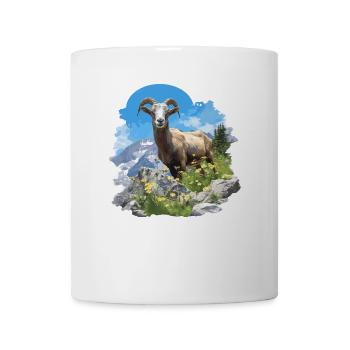 Alpine Goat Mountain Goats Mountain Goat - Mug - white - Front