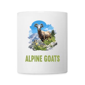 Alpine Goat Mountain Goats Mountain Goat - Mug - white - Front