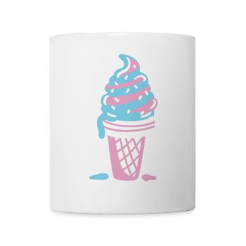 Eis Eiscreme - Tasse - Weiß - Vorne