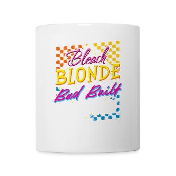 Retro-Design: Strandblond, Schlecht Gebaut – - Tasse - Weiß - Vorne