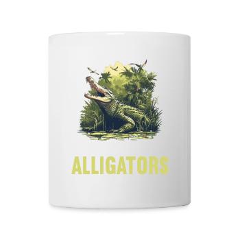 Alligatoren Alligator - Tasse - Weiß - Vorne