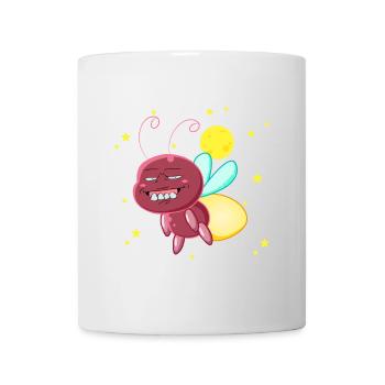 Regardez comment elle illumine le ciel mème Firefly magique - Mug blanc - blanc - Devant
