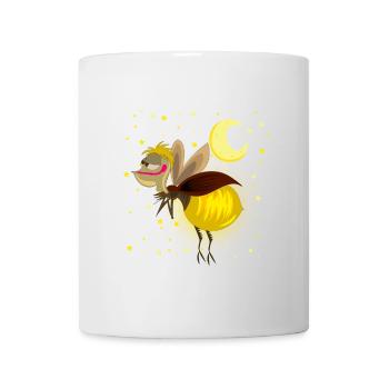Regardez comment elle illumine le ciel mème Firefly magique - Mug blanc - blanc - Devant