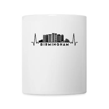 Heartbeat Skyline UK Birmingham - Mug - white - Front