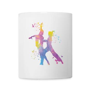 Latin Dancing Couple Watercolor Dancer - Mug - white - Front