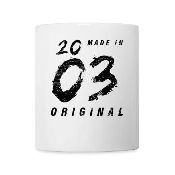 Made In 2003 Original Birthday Grunge Distressed - Mug - white - Front