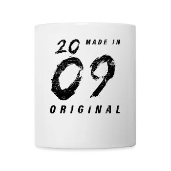 Made In 2009 Original Birthday Grunge Distressed - Mug - white - Front