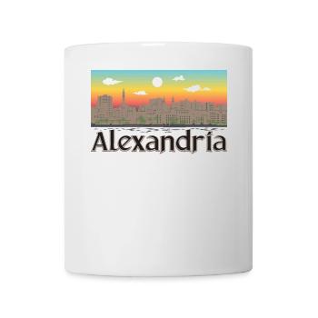 Alexandrie - Mug blanc - blanc - Devant